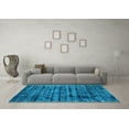 thumbnail image 3 of Ahgly Company Indoor Rectangle Abstract Light Blue Contemporary Area Rugs, 3' x 5', 3 of 4