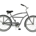 thumbnail image 4 of WonderWheels 26" Beach Cruiser Coaster Brake Stainless Steel Spokes One Piece Crank Alloy Orange Rims 36H W/ Fenders - Grey, 4 of 4