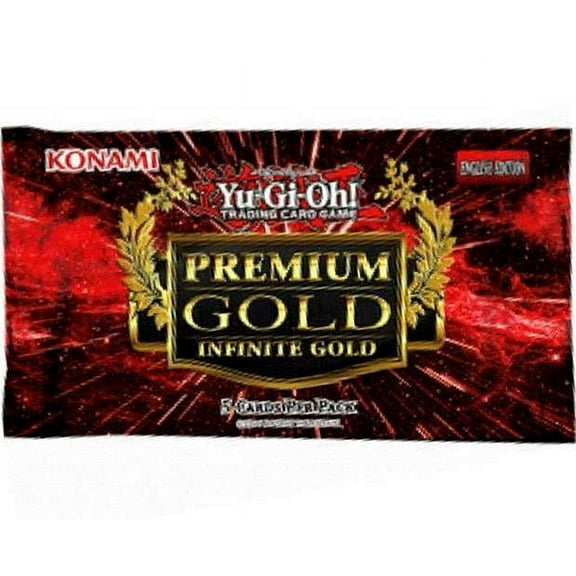 Yu-Gi-Oh Premium Gold: Infinite Gold Booster Pack (5 Cards)