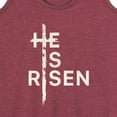 thumbnail image 3 of Instant Message - He Is Risen - Women's Racerback Tank Top, 3 of 6