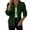 #049-Green, variant on Womens Shirts Casual Solid Color Cardigan Coat Jacket Long Sleeve V-Neck Coat Gifts For Women