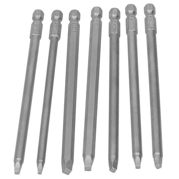 Screwdriver Bit, 7Pcs Square Square Screwdriver Bit, Hardware For Tool Industry Home