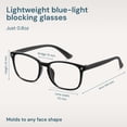 thumbnail image 4 of Gafas Gaoye Fashion Square unisex que bloquean la luz azul, 4 of 7