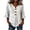 White, variant on Women Boho Floral Blouse 2026 V Neck 3/4 Sleeve Button Front Loose Fit Art Print Top Lightweight Flowy Casual Summer Shirt for Garden Party Cottagecore Daily, Dark Gray, XL