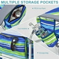 thumbnail image 6 of Costway Folding Backpack Beach Chair Table Set, Blue, 6 of 11