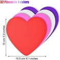 AAOMASSR 300 Pieces Valentines Day Foam Hearts 6 Inch Large Foam Hearts
