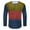Z 007 Yellow, variant on Fanxing Christmas Mens Shirts Mens Henley Shirts Casual Plaid Gradient Long Sleeve Shirts Loose Pullover Graphic Tee Shirts Fall Fashion 1/4 Buttons Tops