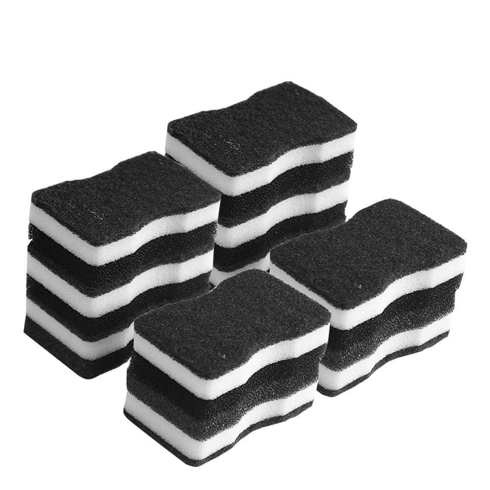 Homemaxs 10PCS Double Side Dishwashing Sponge Kitchen Scouring Pad