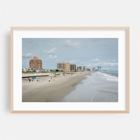 Ventnor Summer No. 2 - Ventnor City New Jersey Photography Oak Framed Wall Art Print 12 x 18 inches