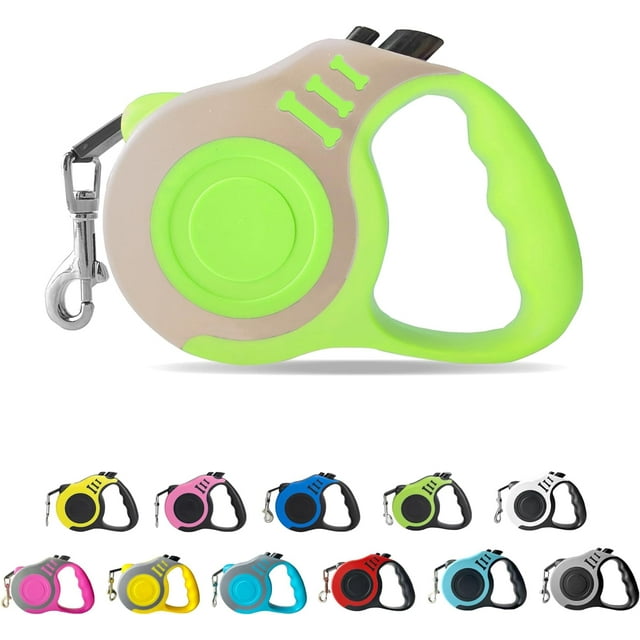 Retractable Dog Leash Automatic Telescopic Tractor Dog Tape, Pet Tape 10/16 FT Durable and Convenient, with Non-Slip Handle, Suitable for Small and Medium-Sized Dogs