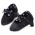 thumbnail image 2 of Newborn Baby Girls Princess Bowknot Crib Shoes With High Heels for Photos, 2 of 5