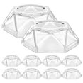 thumbnail image 1 of Clear Crystal Sphere Holders – Versatile Display Stands for Glass Orbs & Crystal Balls – Decorative Light Reflecting Pedestal Bases for Home, 1 of 5