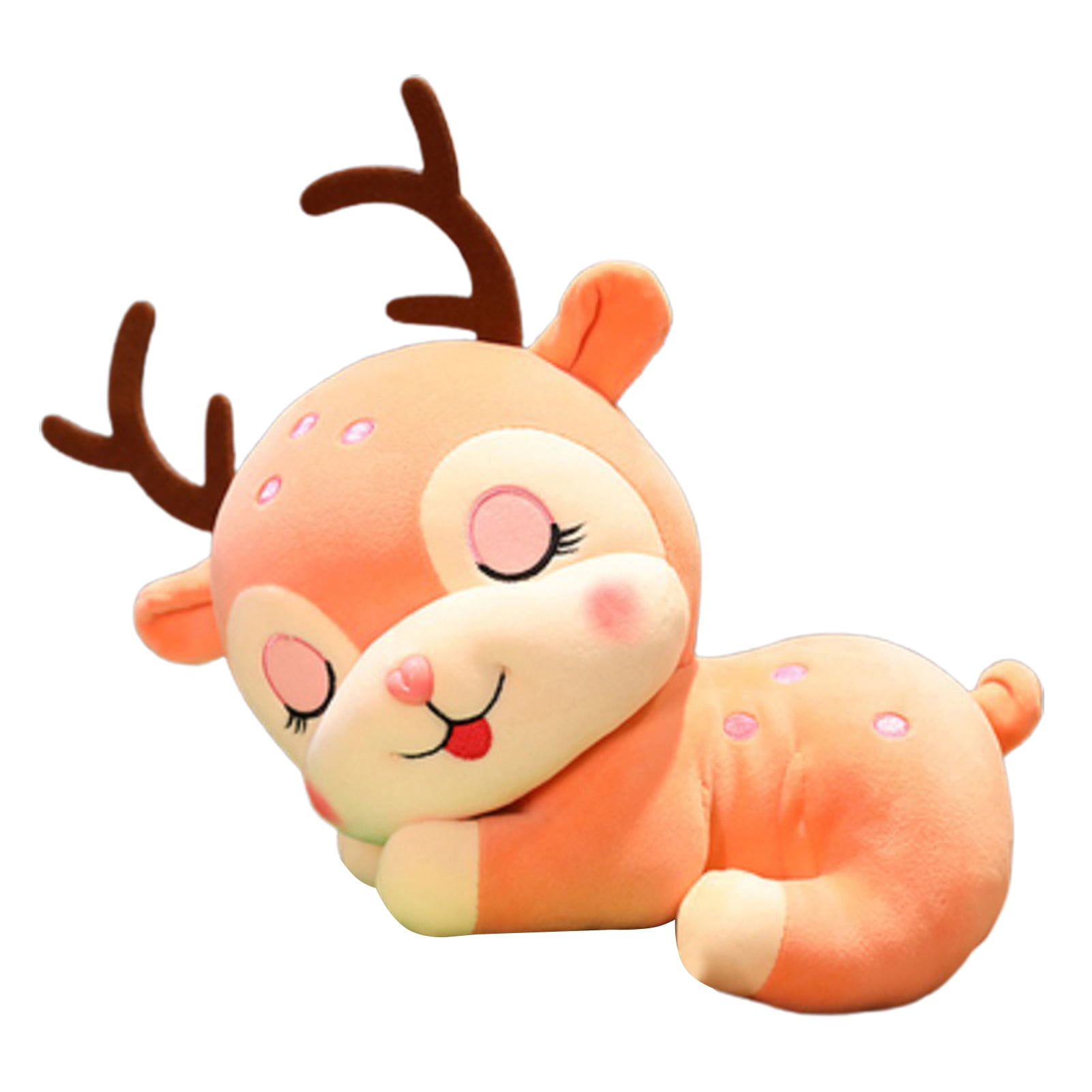 Temacd Sika Deer Doll Cartoon Doll Plushie Soft Hugging Cushion Sofa ...
