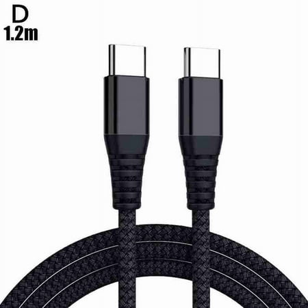 Usb C To Usb C Chaging Cable Fast Pd Type C Cord Fit Macbook Huawei Samsung G8P8