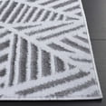 thumbnail image 3 of SAFAVIEH Maya Vaughn Geometric Runner Rug, Ivory/Grey, 2' x 8', 3 of 10