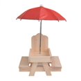 thumbnail image 1 of 1 Set Cob Holder Squirrel Feeder Wooden Squirrel Feeder Creative Shape Stable Structure Smooth Edge Reusable Easy To Refill Corn, 1 of 4
