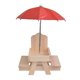 thumbnail image 1 of 1 Set Cob Holder Squirrel Feeder Wooden Squirrel Feeder Creative Shape Stable Structure Smooth Edge Reusable Easy To Refill Corn, 1 of 4