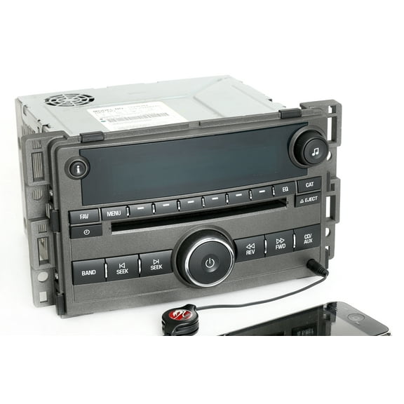 Restored Chevy HHR 2006-2008 Gray Radio AM FM CD Player w Auxiliary Input 15299284 (Refurbished)