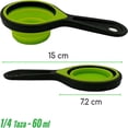 thumbnail image 3 of Tazas y Cucharas Medidoras Plegables CHIC FLIC RD ROYAL COOK De Silicona Juego De 8, 3 of 6