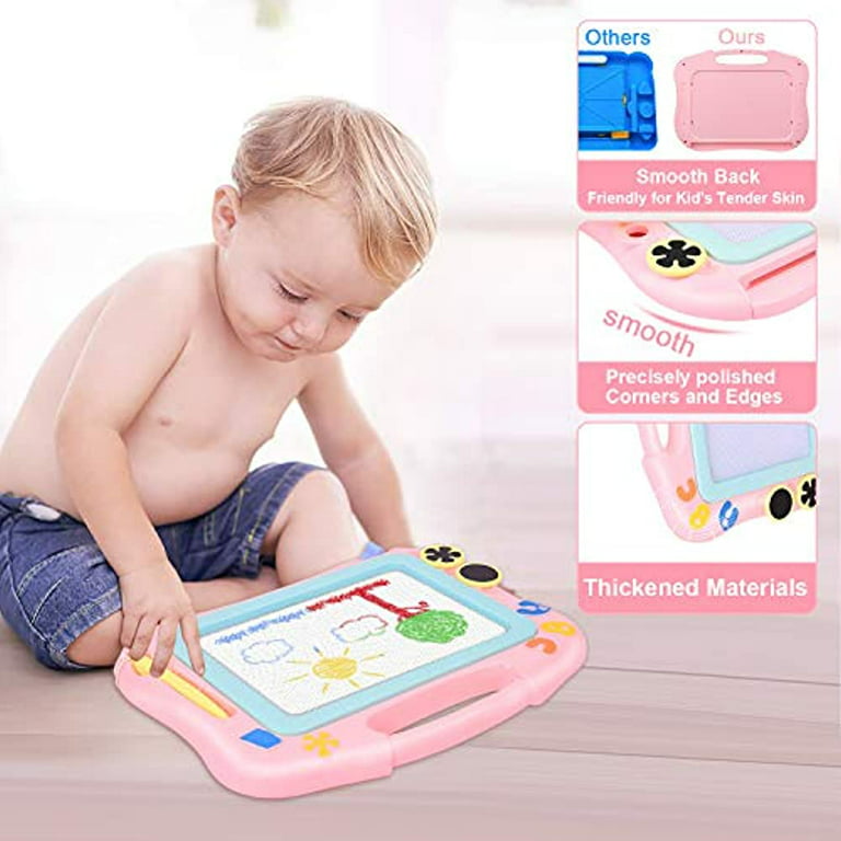 Drawing Board Erasable for Kids - Colorful Magna Doodle Drawing Board Toys  - Gifts for Toddlers Kids Writing Sketching Pad - Travel Size - Walmart.com