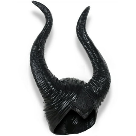 Halloween Women's Maleficent Horns Evil Queen Headpiece Masks Costume Cosplay Hat
