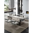 thumbnail image 2 of Conjunto de mesa de té y silla de diseño combinado para oficina en casa, moderno, sencillo, ligero y de lujo, 2 of 5