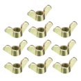 thumbnail image 1 of Unique Bargains M8 Wing Nuts Zinc Plated Fasteners Parts Butterfly Nut Bronze Tone 10pcs, 1 of 3