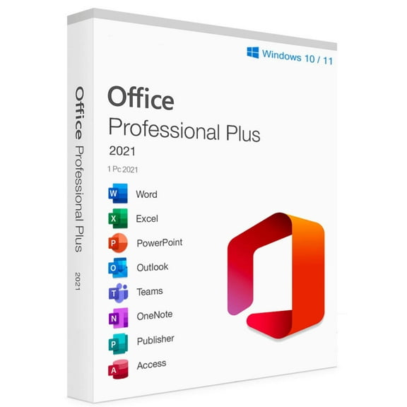 Computer Werx: Office, 2021 Pro Plus (Key and DVD)