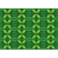 thumbnail image 1 of Ahgly Company Machine Washable Indoor Rectangle Transitional Green Area Rugs, 8' x 10', 1 of 7
