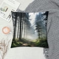 thumbnail image 2 of Creowell Sunlight Path Mist Pillow Covers for Couch Sofa Indoor Outdoor Throw Pillow Cover Autumn Pillowcase 1PC 22x22in, 2 of 5