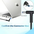thumbnail image 5 of 65W Laptop Charger for HP Envy 13, 15, 17 and Envy X360 15t, 15m, 17m with 4.5 x 3mm Blue Tip, 5 of 7