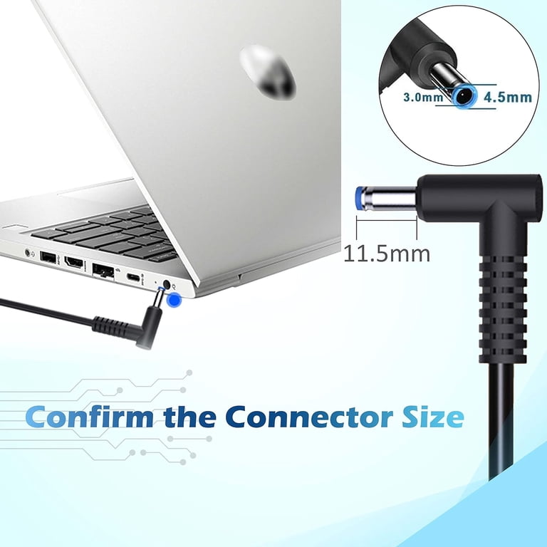 65W Laptop Charger for HP Envy 13, 15, 17 and Envy X360 15t, 15m