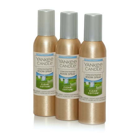 Yankee Candle Clean Cotton Concentrated Room Spray 3-Pack