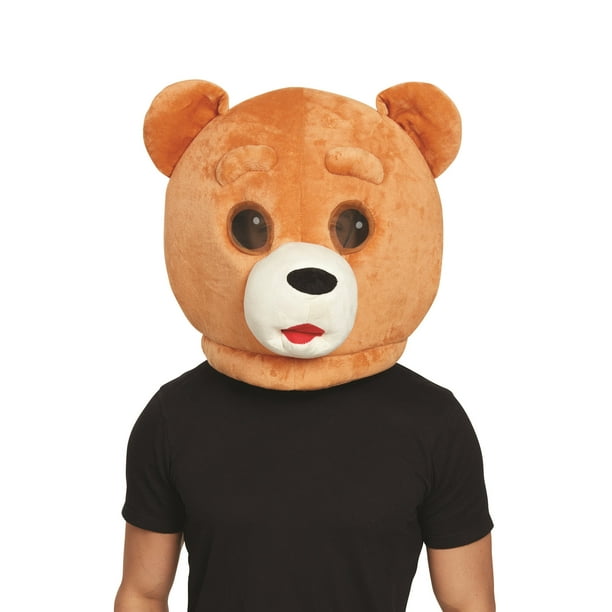 Costume d'ours en peluche Tête de mascotte en peluche Masque d