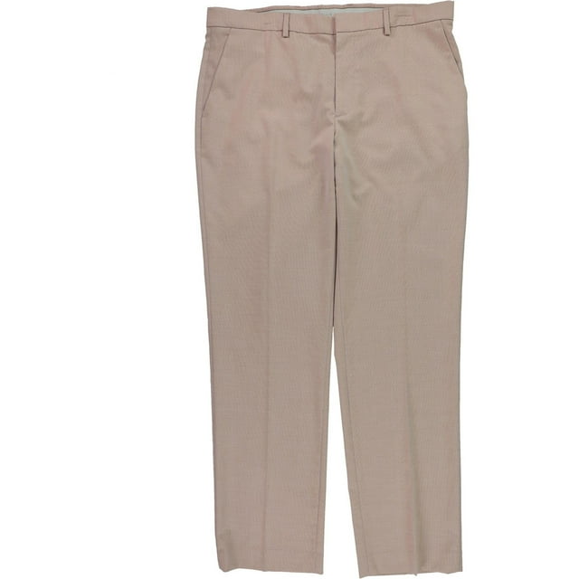 Perry Ellis Pantalon Habillé Coupe Moderne pour Homme, Rose, 42W x 30L