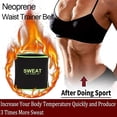 thumbnail image 4 of FITVALEN Sweat Waist Trainer Trimmer for Women Tummy Control Girdle Neoprene Ab Slimming Belt Sauna Suit, 4 of 7