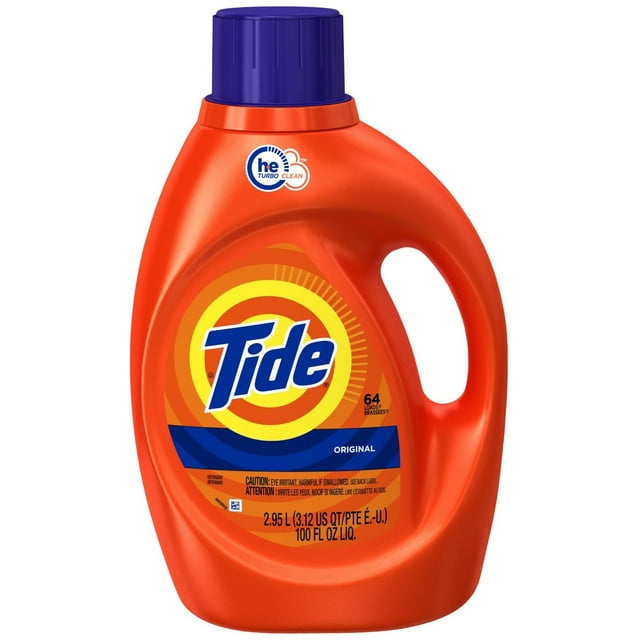 Tide Original High Efficiency Liquid Laundry Detergent, 100 oz