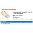 thumbnail image 2 of Trunk Light Bulb - Compatible with 1993 - 1997 Mazda Miata 1994 1995 1996, 2 of 2