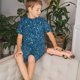 thumbnail image 4 of Balery Blue Glitter Conjunto de Pijama Infantil de Manga Corta con Estampado – Ropa de Dormir de Algodón Suave-4X-Large, 4 of 6