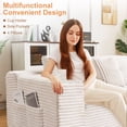 thumbnail image 4 of VNT Cloud Couch Sectional with Ergonomic Support for Living Room, Apartment, Office, No Assembly Required, Gray, 4 of 10