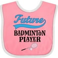 thumbnail image 3 of Inktastic Future Badminton Player Sports Boys or Girls Baby Bib, 3 of 4