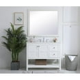 thumbnail image 6 of Elegant Kitchen and Bath 42 inch Single Bathroom Vanity in White, 6 of 8