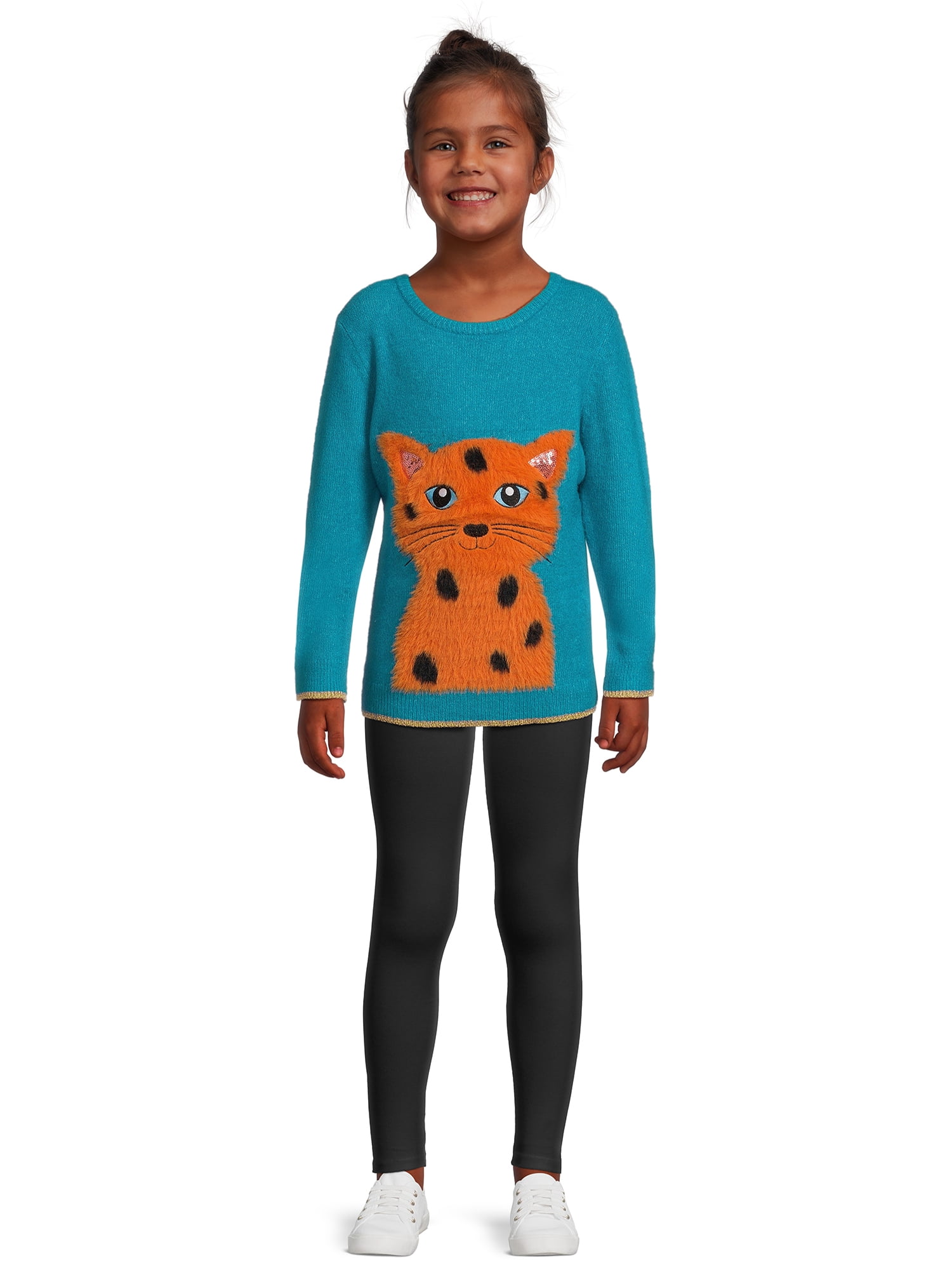 Nik and Leksi Girls Embellished Sweater Pullover, Sizes 4-16