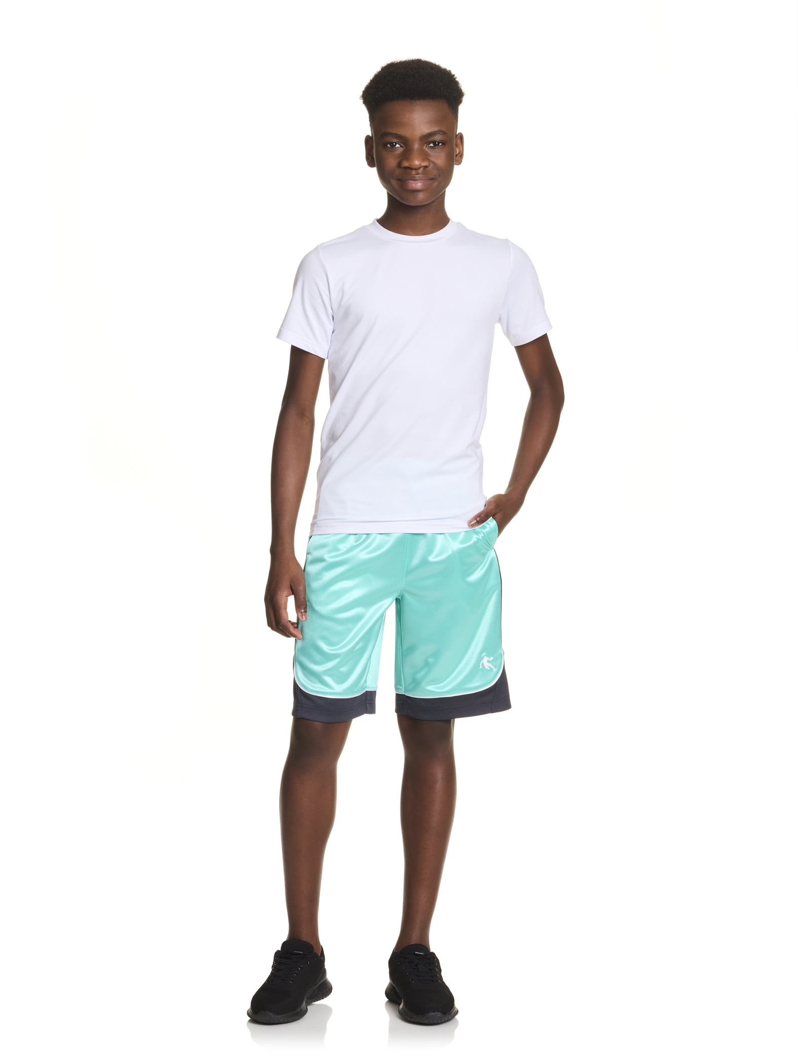 AND1 Boy's All Court Basketball Athletic Shorts, Sizes 4-18