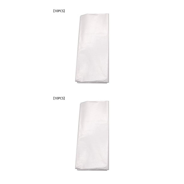 Injueey 10 Uds. De pañuelos de papel para regalo, papeles de regalo de flores suaves, cubiertas de embalaje de regalo de Color sólido plegables, Plata 2piezas Injueey CBP149336