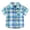 00-Blue142, variant on Tiijoy Toddler Boys Plaid Short Sleeve Shirt Summer Casual Lightweight Button Down Shirt