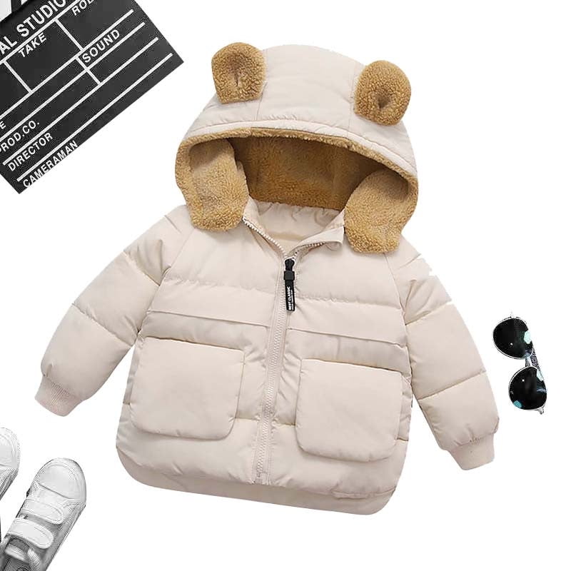 Christmas Clothes Jacket Infant Baby Boys Girls Fleece Hooded Tops Coat Pullover Outfits