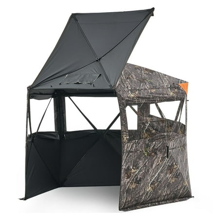 Hunting Blind 6-7 Person Ground Blind Camouflage Tent