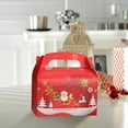 thumbnail image 4 of Vaidha Christmas Series Cardboard Gift Box 4 Pack Gift Packaging Box Candy Gift Box Handheld Gift Box, 4 of 6