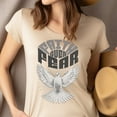 thumbnail image 4 of Faith Over Fear T-Shirt, Dove Christian Bold Graphic Tee, Navy, Size XL, 4 of 6